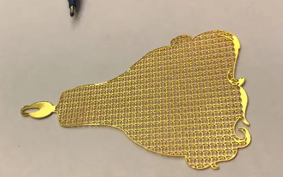 Laser Cutting on Filigree Pendant | metals | non-metals | polymers | Markolaser | Laser Cutting on Filigree Pendant | laser cutting on filigree pendant price | laser cutting on filigree pendant gold | laser cutting machine for jewellery | laser cutting jewellery | laser cutting jewellery designs | laser cutting gold jewellery | laser cutting ring | laser engraving on jewelry |  Laser Fine filigree Cutting machine | Gold & Silver | Laser cutting on filigree jewellery price | Gold Engraving Machine | Laser cutter for sterling silver | Markolaser | laser cutting ear ring copper silver