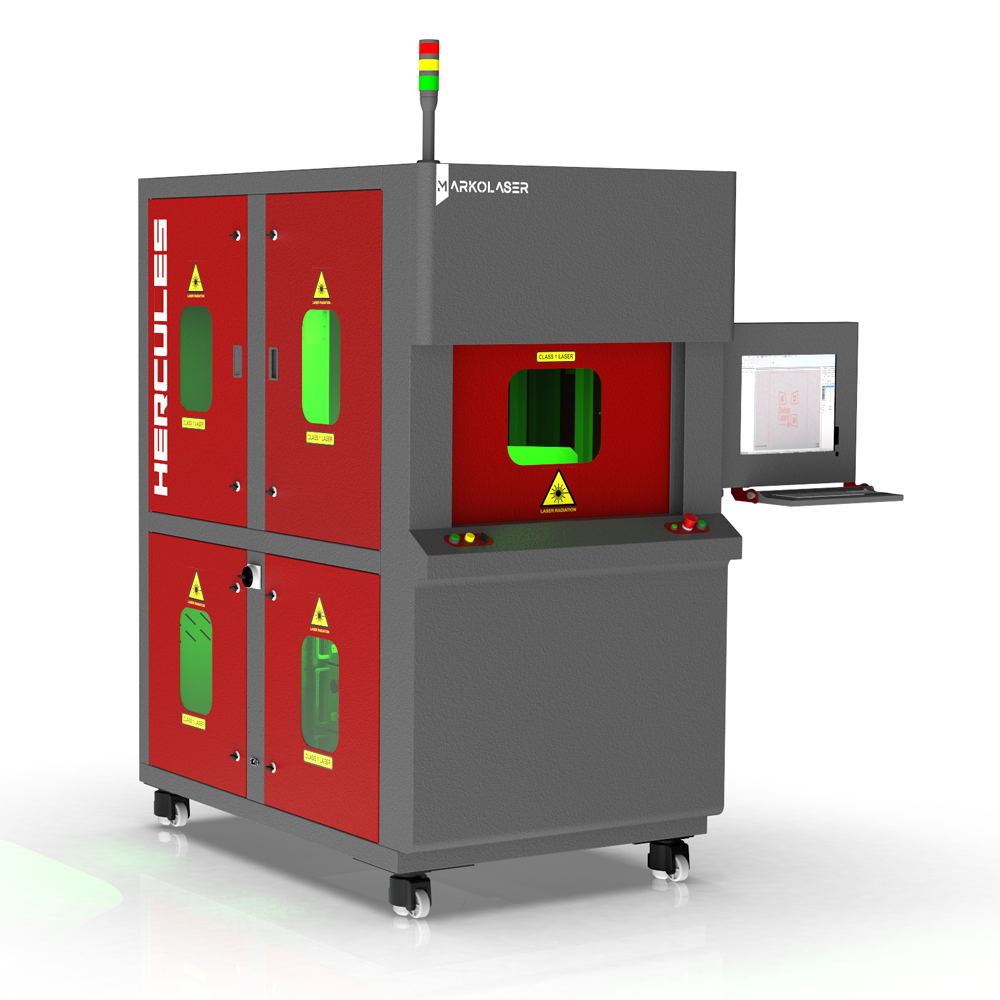 Herculis | Big machine for big and heavy parts | Precise 2D and 3-axis | Deep engraving on Hard metal | Markolaser 