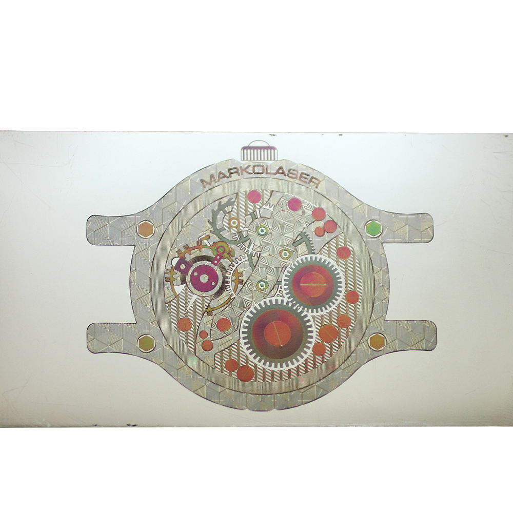 Laser marking on Watch cover