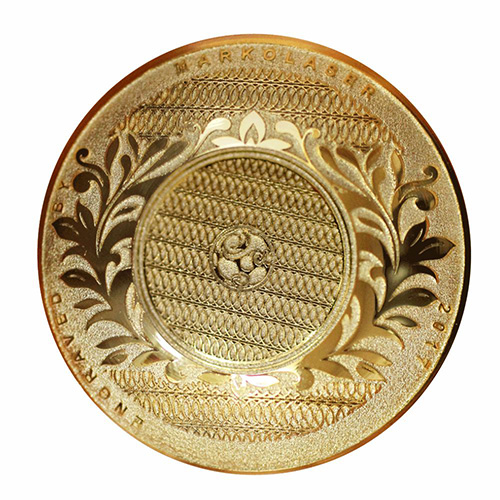 laser engraving on die