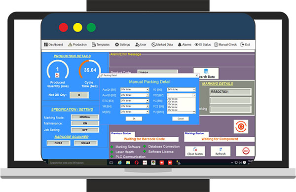 laser traceability solution for an automation