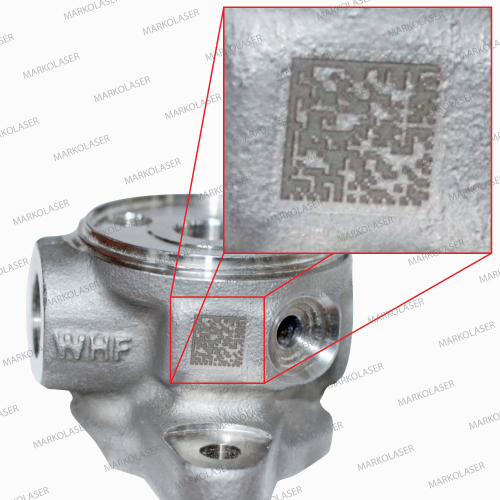  LASER ENGRAVING OF 2D-CODE ONTO CASTED AUTOMOTIVE COMPONENT