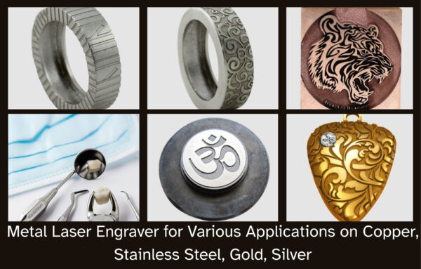 Metal Laser Engraver for Various Applications on Copper, Stainless Steel, Gold, Silver