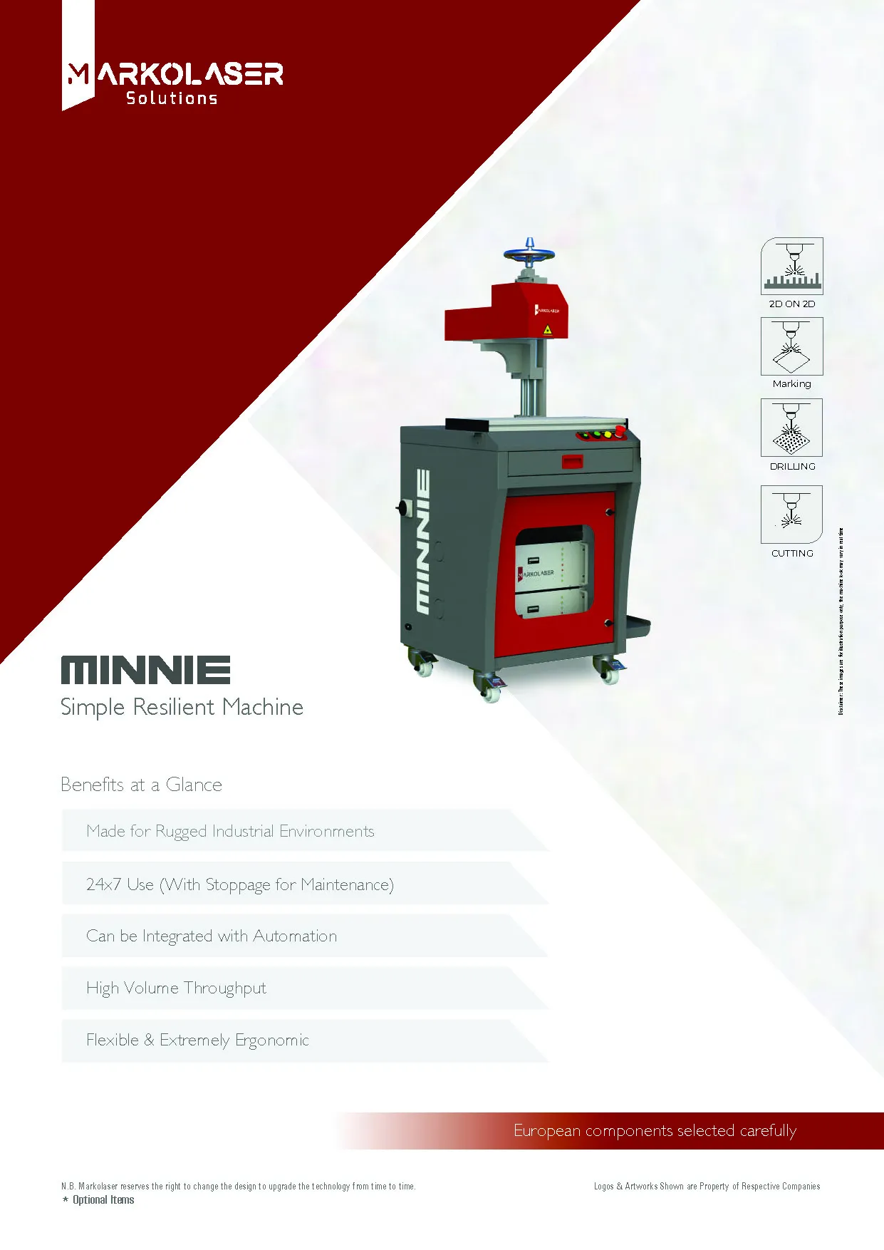 Simple resilient machine