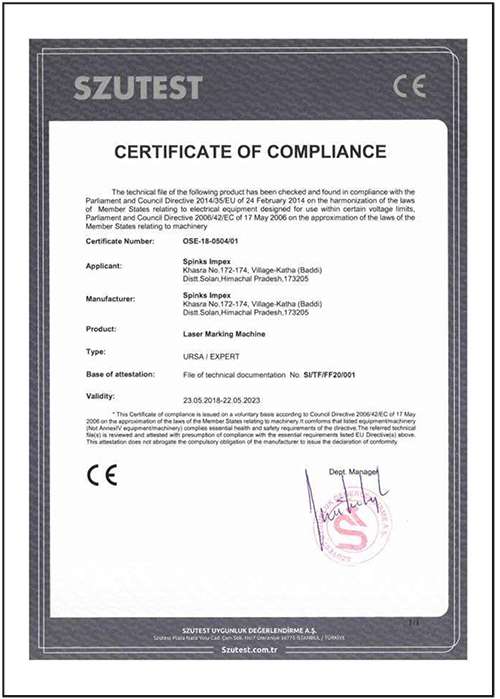 laser marking standards