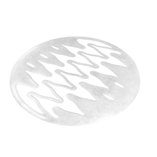 Femtosecond laser structured sample used to study the influence of implant structuring on cells