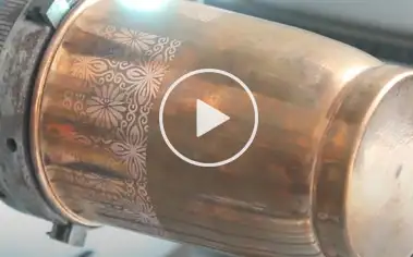 laser engraving on die