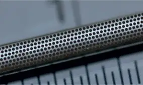 Laser micro drilling on metal