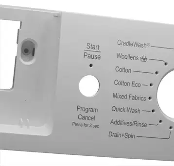 Laser Marking on Washing Machine Control Panel | Markolaser | laser cutting machine | laser welding machine |laser engraving machine | laser depaneling machine | laser soldering machine |laser pcb marking | industrial laser | UV laser marking for washing machine panel