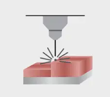 laser step marking