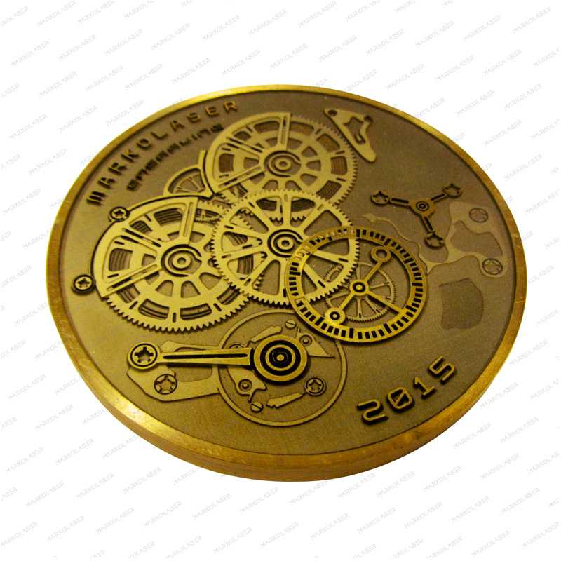 laser engraving gears coin