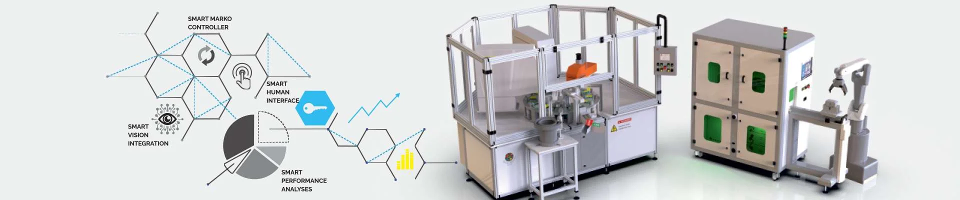 Customized laser marking automation with GUI and vision camera
