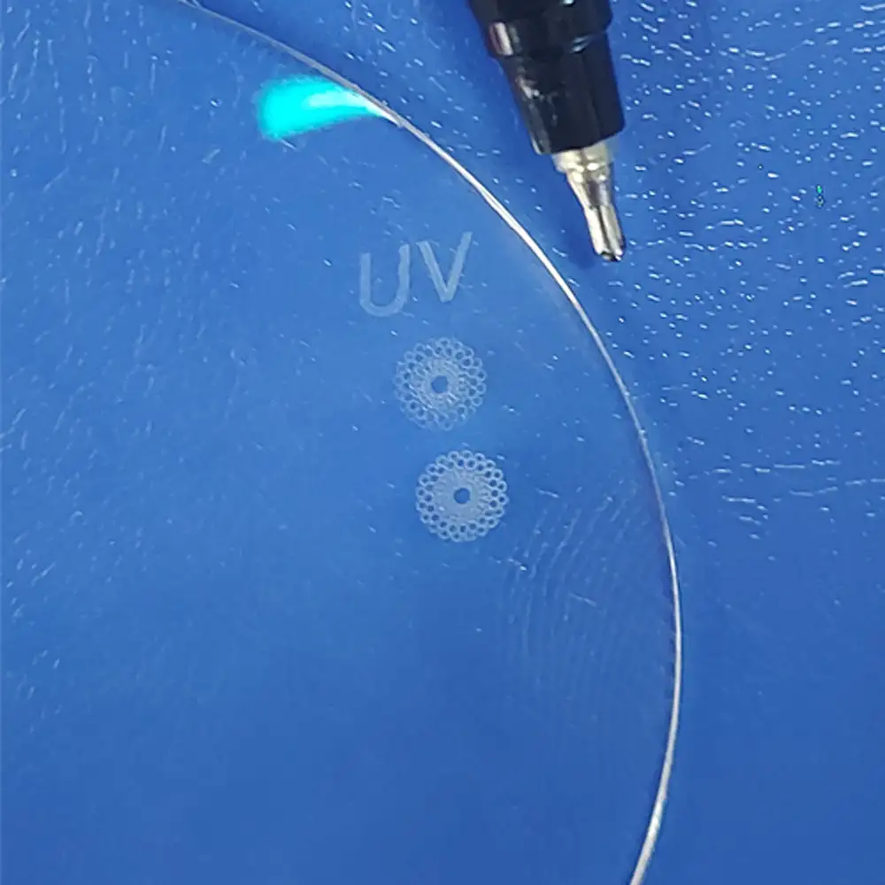 Precise Sub-surface marking on Anti-Fog Glass