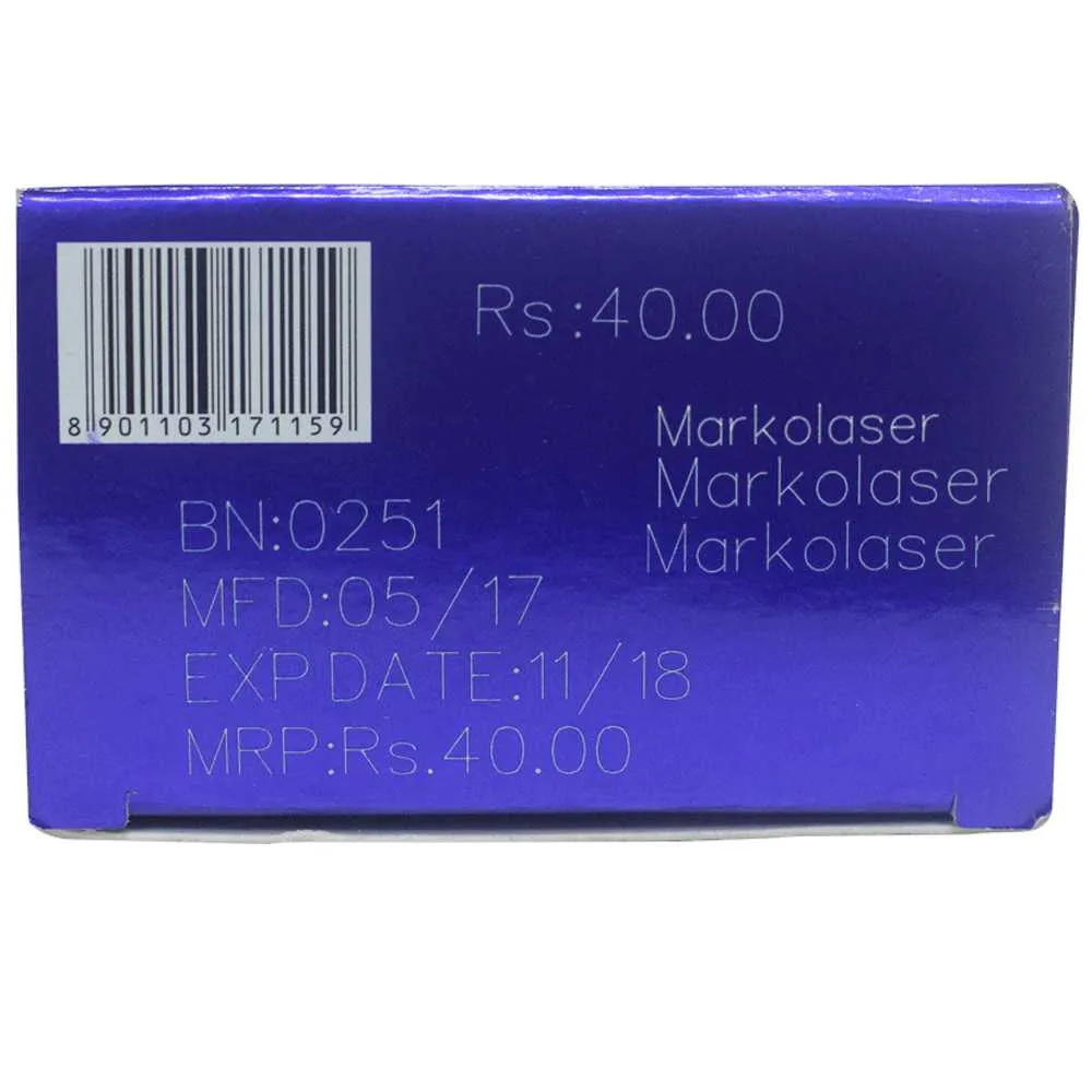 Co2 laser marking on plastic packet