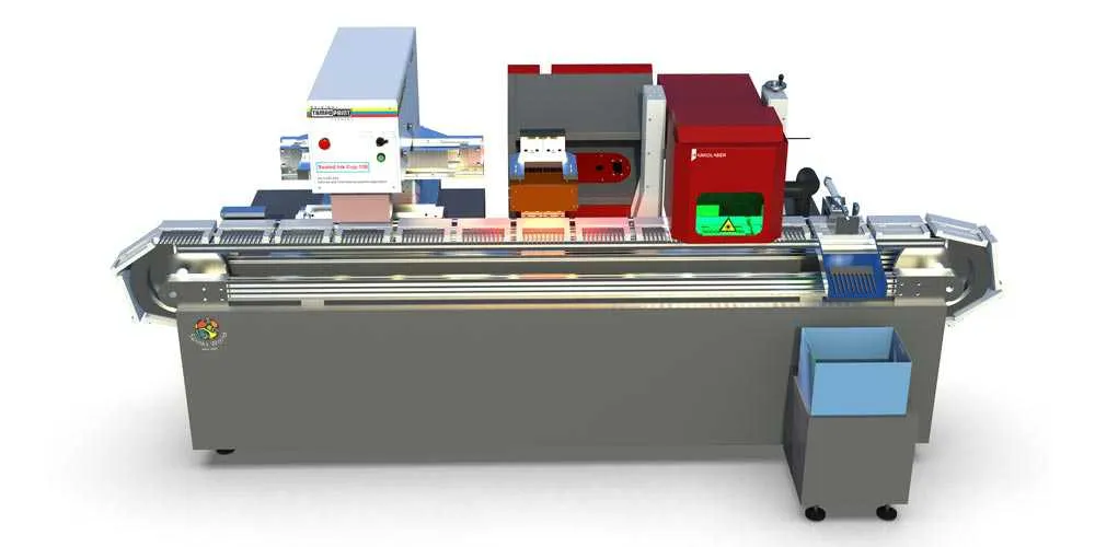 Fiber laser marking on cutting tools