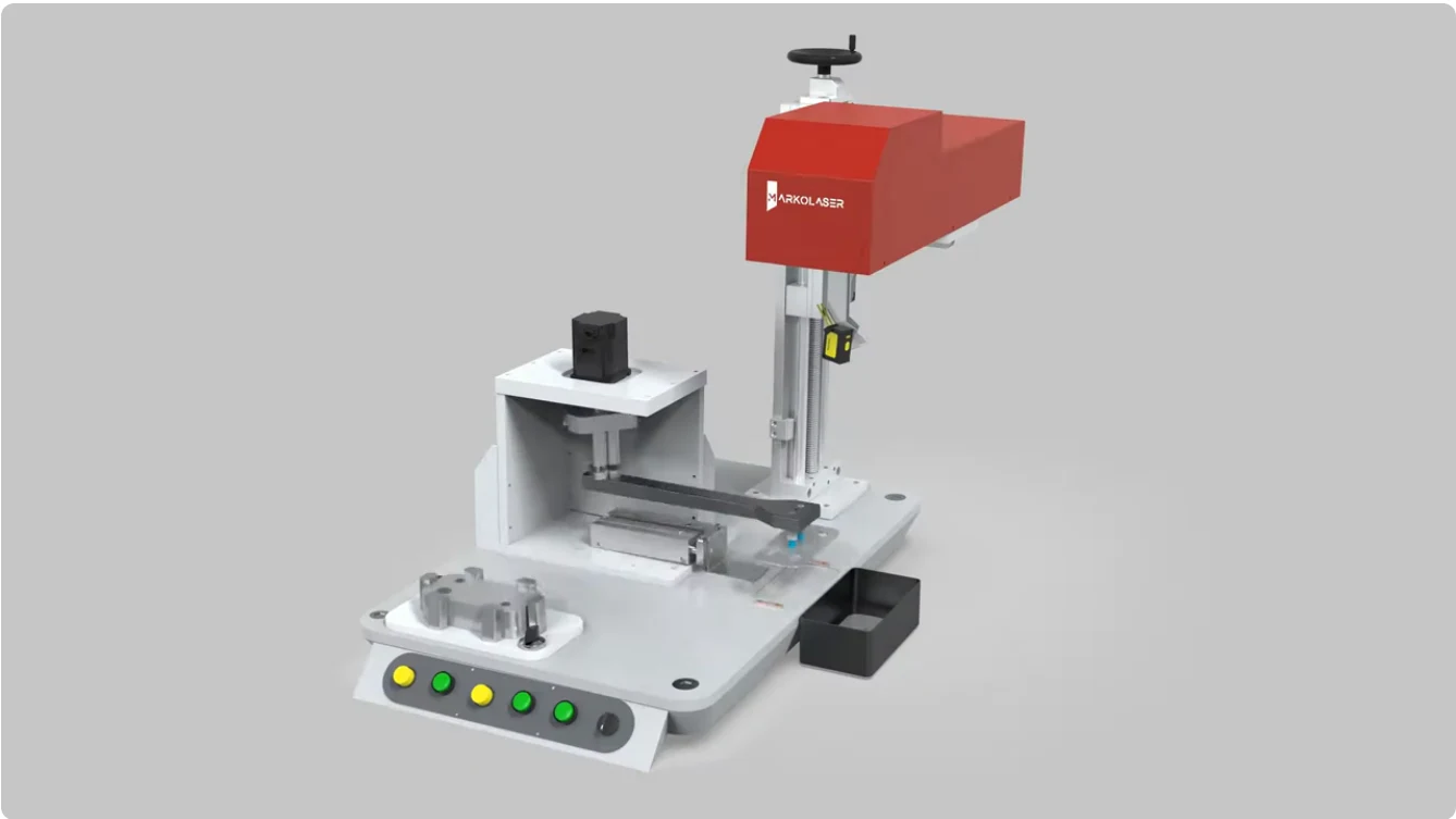 SEMI-AUTOMATIC LASER MARKING & VERIFICATION OF NAMEPLATES