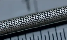 Laser micro drilling on metal