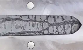 Leather strip die marking by <br/> deep engraving on metals