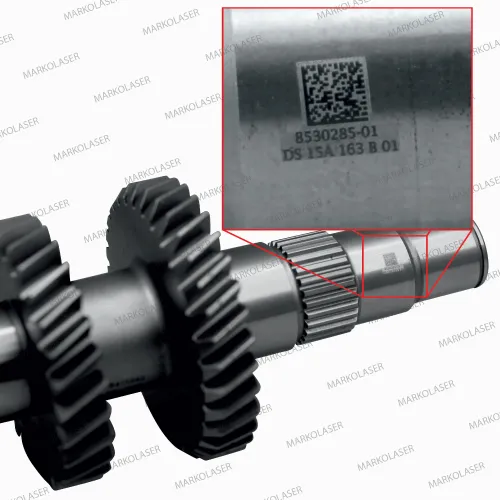  marking of final assembly code on automotive gear assemblies