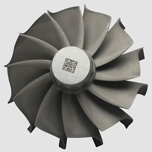 Data-matrix-on-propeller | Laser marking |  Laser engraving |  Laser cutting & welding machines | traceability | Micro-cutting 